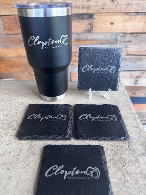 Custom Laser Engraved Coasters